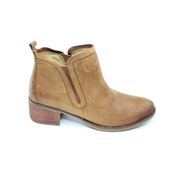 Korks Kork Ease Tea Ankle Boots Bootie Tan Leather Womens US 9.5 - Picture 8 of 9